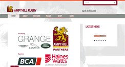 Desktop Screenshot of ampthillrufc.com